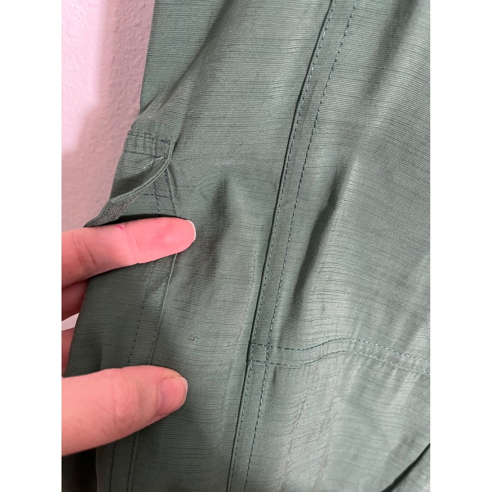 GANNI Paperbag Waist Cargo Pants Tie Cuff - Picture 14 of 16